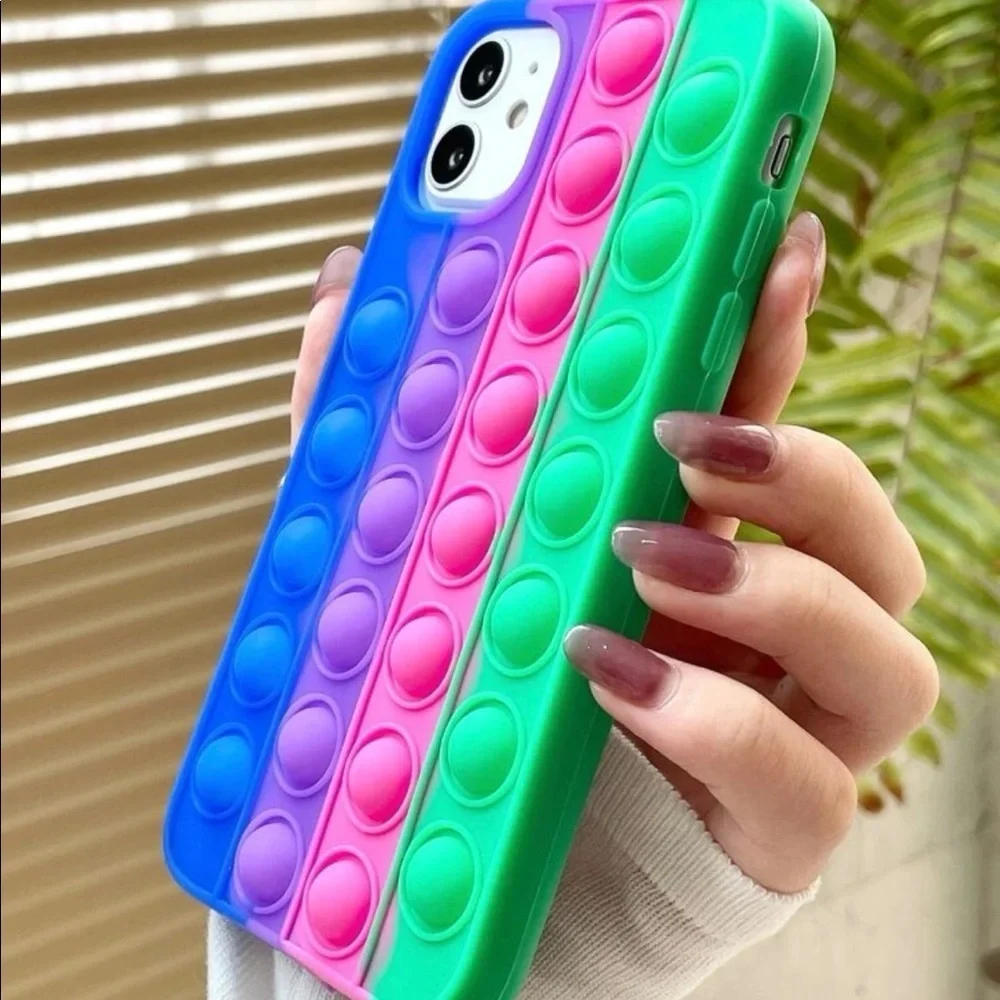 NWT- IPhone 12 Pro Case Poplt Fidget Bubble Push Pop It